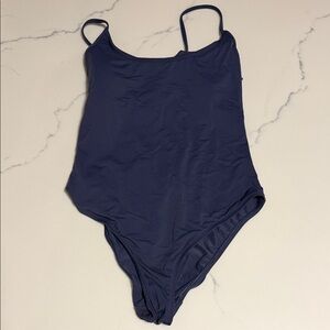 Navy Blue One Piece Swimsuit